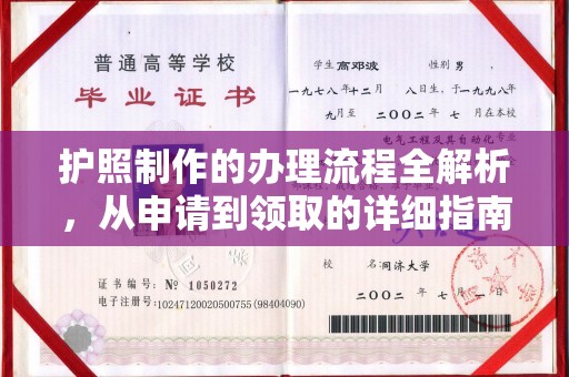 台中护照制作的办理流程全解析，从申请到领取的详细指南