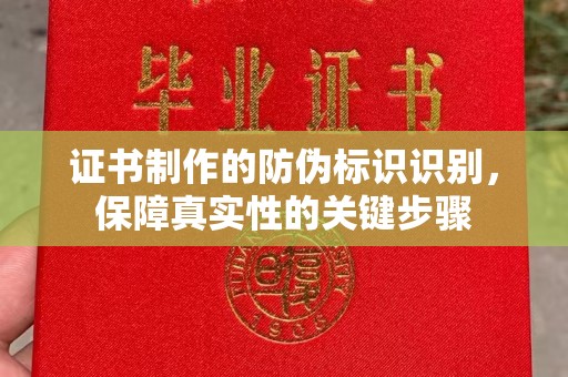 台中证书制作的防伪标识识别，保障真实性的关键步骤