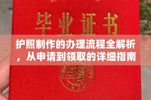 台中护照制作的办理流程全解析，从申请到领取的详细指南
