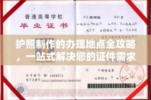 台中护照制作的办理地点全攻略，一站式解决您的证件需求