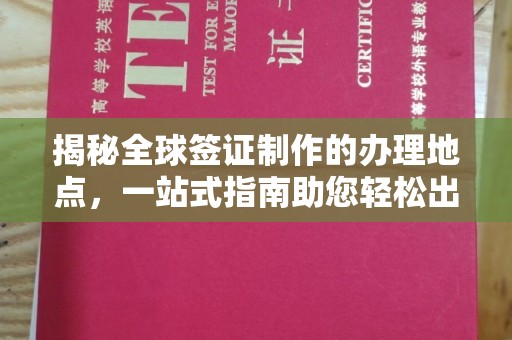 台中揭秘全球签证制作的办理地点，一站式指南助您轻松出行