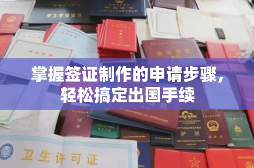 台中掌握签证制作的申请步骤，轻松搞定出国手续
